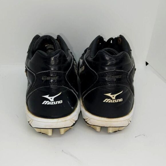 Mizuno Franchise 6 Men's Pre-owned Black & White Baseball Cleats - sz. 7 1/2 - Picture 4 of 6